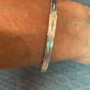 Sterling 925 Silver Patterned Bracelet
